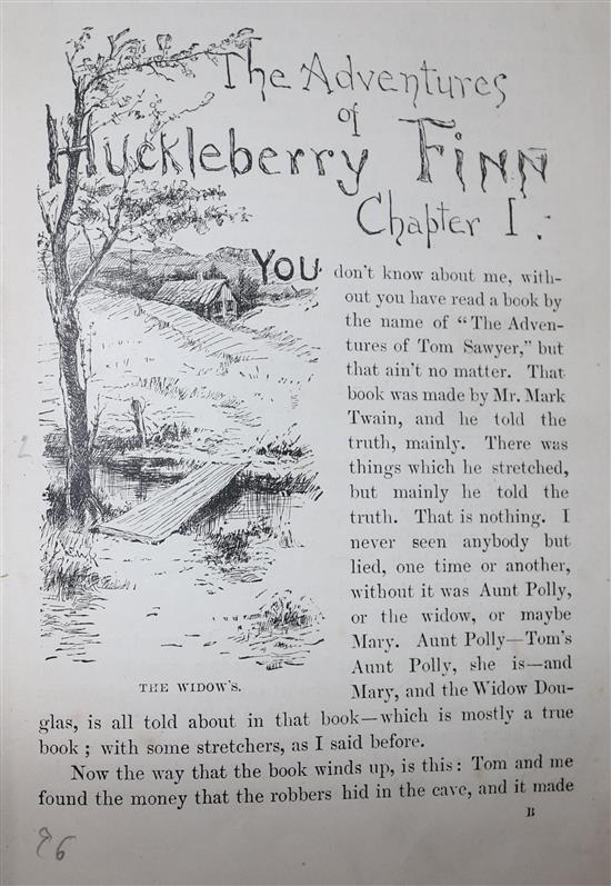 Clemens, Samuel Langhorne [Mark Twain] - The Adventures of Huckleberry Finn,